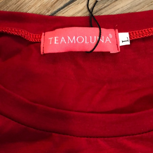 NWT Teamoluna Christmas Long Sleeve Tee Shirt - Picture 4 of 6